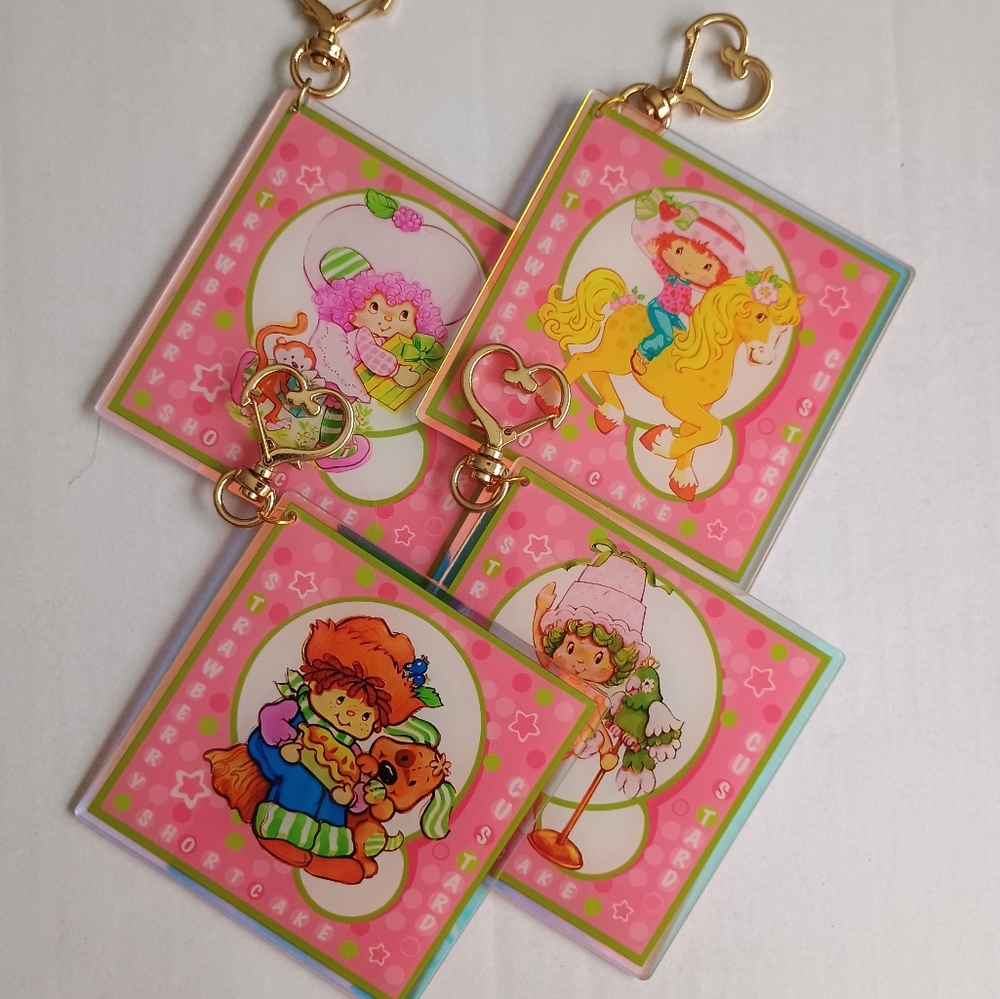 Strawberry shortcake keychains
